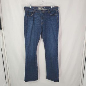 Old Navy Sweetheart flare dark jeans Size 16 Long